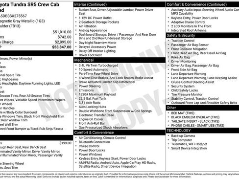 Used 2025 Toyota Tundra SR5 AWD/4WD image 26