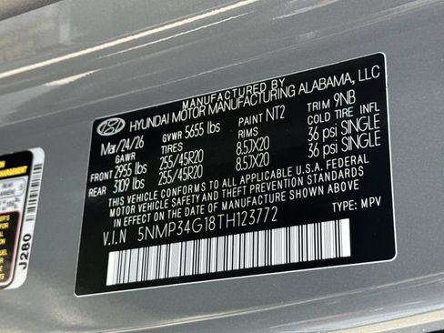 New 2026 Hyundai Santa Fe Limited FWD image 34
