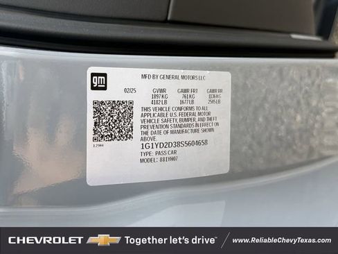 Used 2025 Chevrolet Corvette Z06 w/ Battery Protection Package RWD image 36