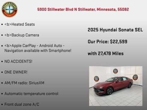 Used 2025 Hyundai Sonata SEL FWD image 5