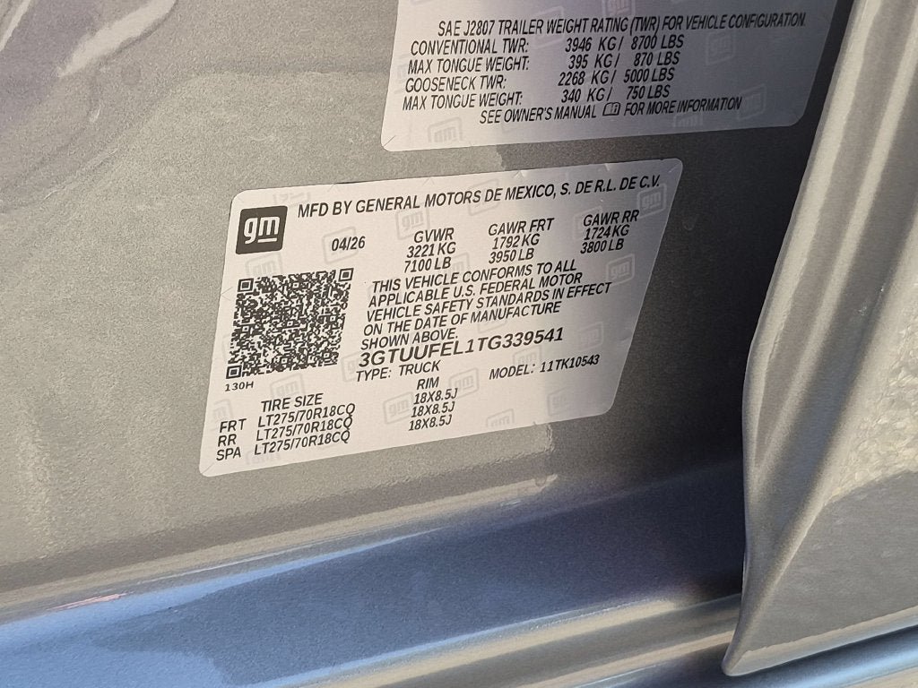 New 2026 GMC Sierra 1500 AT4X AWD/4WD image 27
