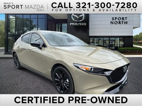 Certified 2025 MAZDA MAZDA3 Carbon AWD/4WD image 1