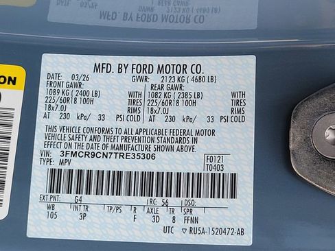 New 2026 Ford Bronco Sport Outer Banks image 11