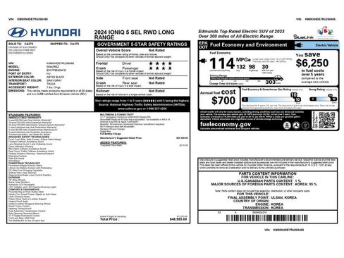 Used 2024 Hyundai Ioniq 5 SEL RWD image 2