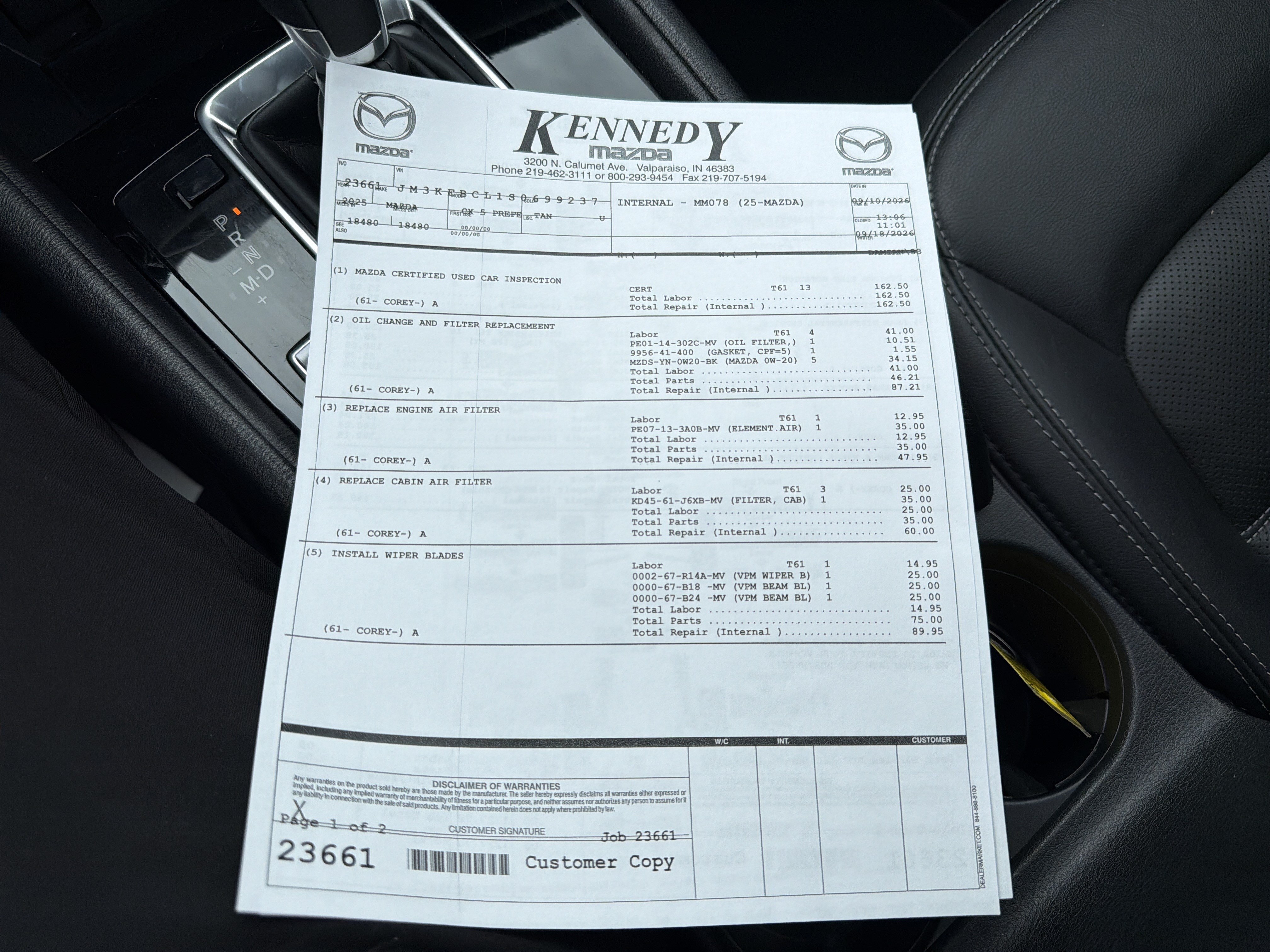 Certified 2025 MAZDA CX-5 AWD 2.5 S w/ Preferred Package image 24