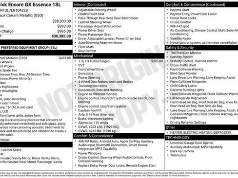 Used 2020 Buick Encore GX Essence image 19