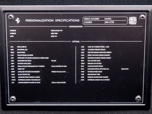 Used 2025 Ferrari 296 GTB RWD image 43