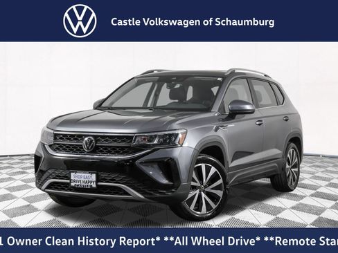 Used 2023 Volkswagen Taos SE w/ Panoramic Sunroof Package AWD/4WD image 1