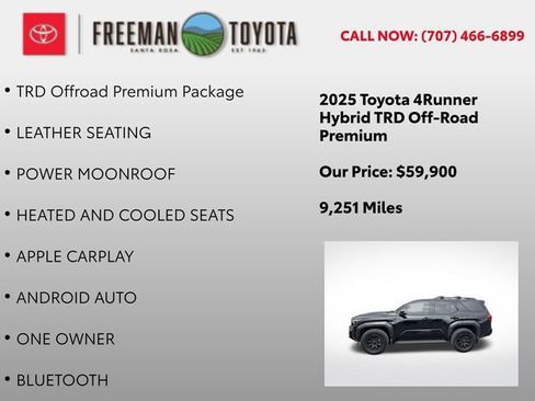 Used 2025 Toyota 4Runner TRD Off-Road Premium AWD/4WD image 5