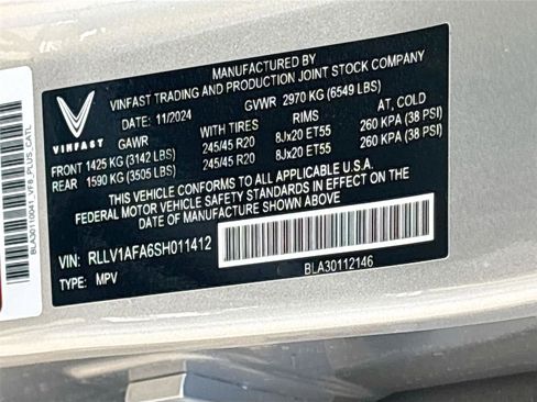 New 2025 VinFast VF 8 Plus image 33