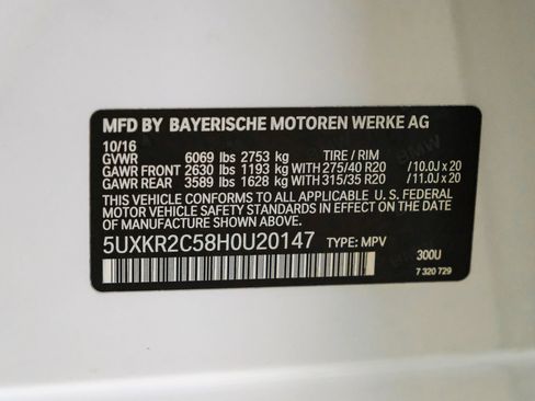 Used 2017 BMW X5 sDrive35i RWD image 60