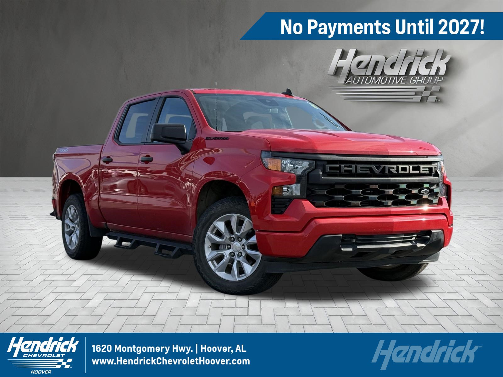Used 2023 Chevrolet Silverado 1500 Custom w/ LPO, Dark Essentials Package AWD/4WD image 1