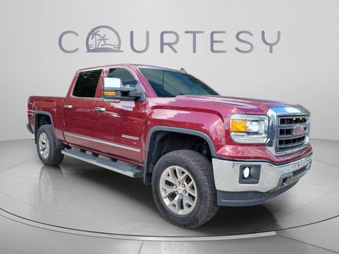 Used 2015 GMC Sierra 1500 SLT w/ SLT Crew Cab Value Package RWD image 4