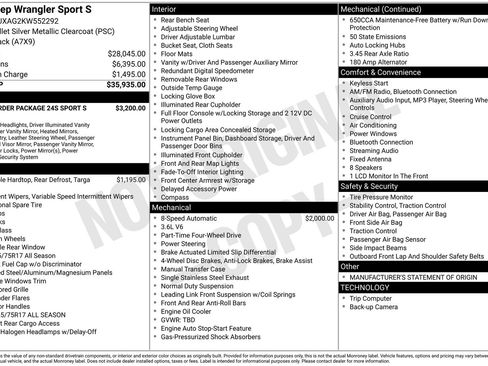 Used 2019 Jeep Wrangler Sport S image 37