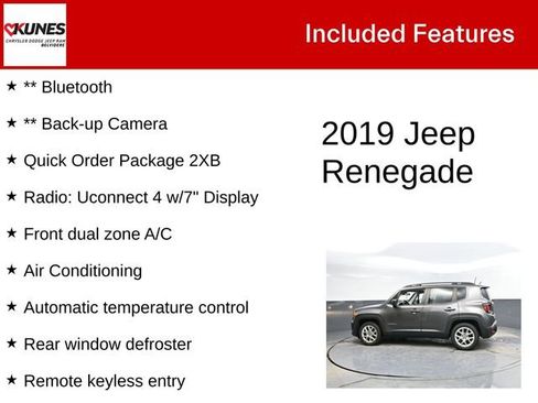 Used 2019 Jeep Renegade Latitude image 3