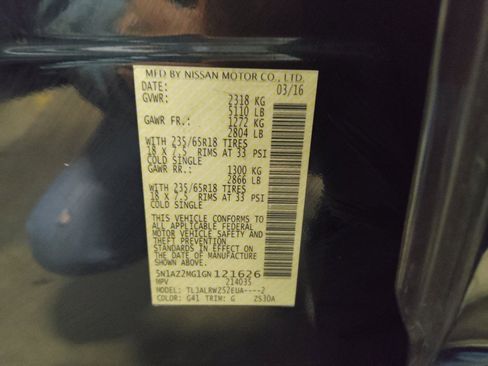 Used 2016 Nissan Murano SL image 33