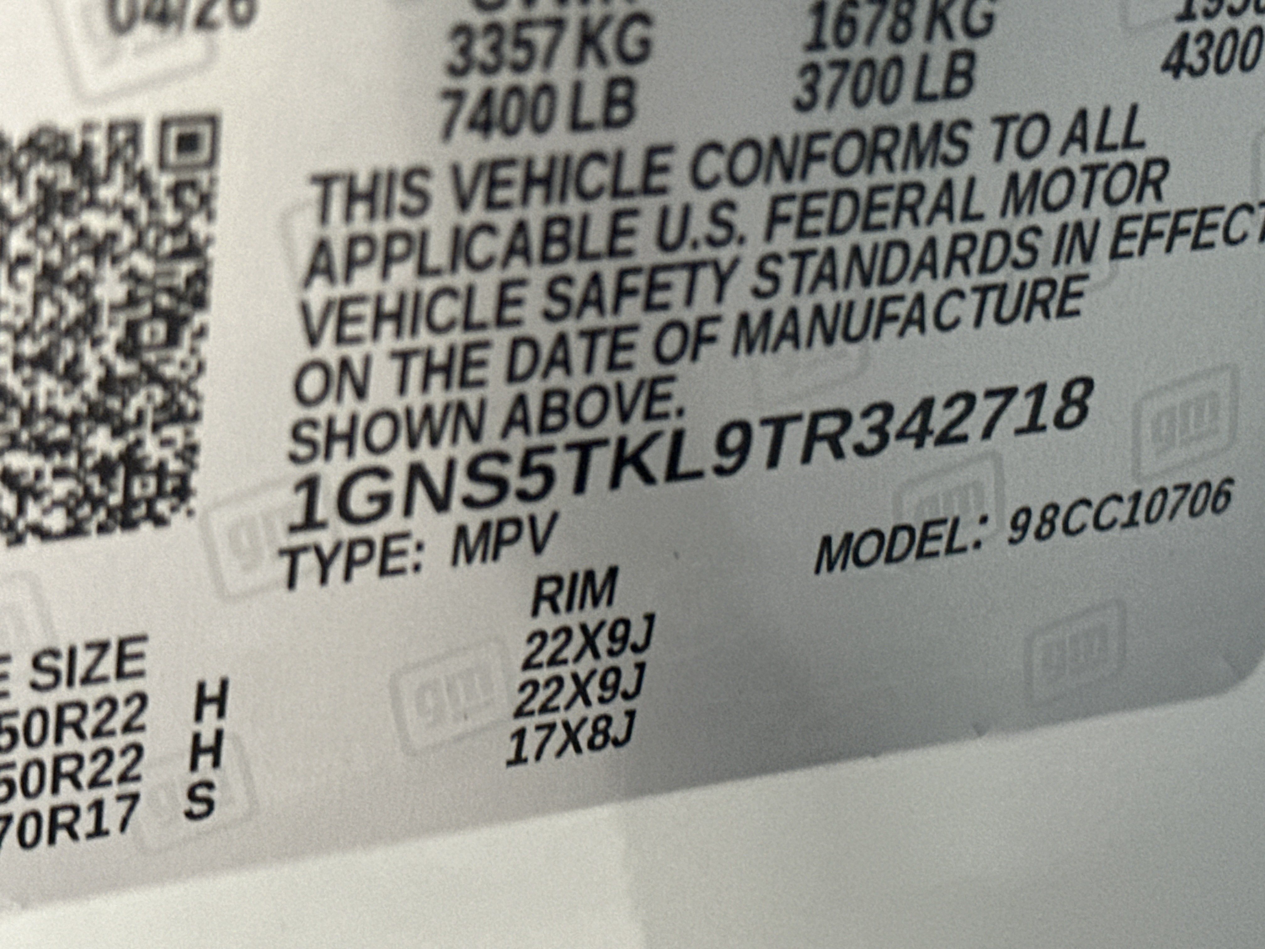 New 2026 Chevrolet Tahoe High Country w/ Sun And Tow Package RWD image 34