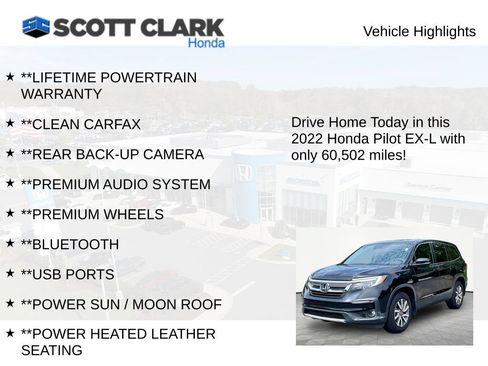 Used 2022 Honda Pilot EX-L image 11