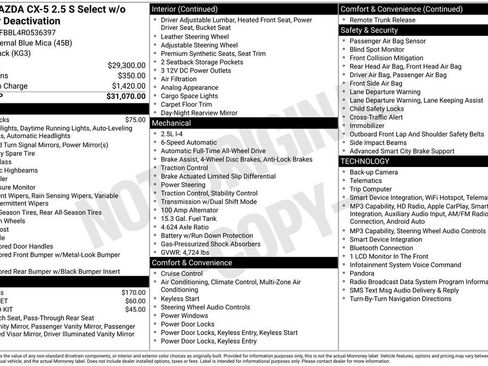 Used 2024 MAZDA CX-5 AWD 2.5 S w/ Select Package image 10