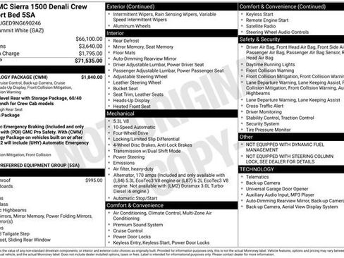Used 2022 GMC Sierra 1500 Denali w/ Technology Package AWD/4WD image 39