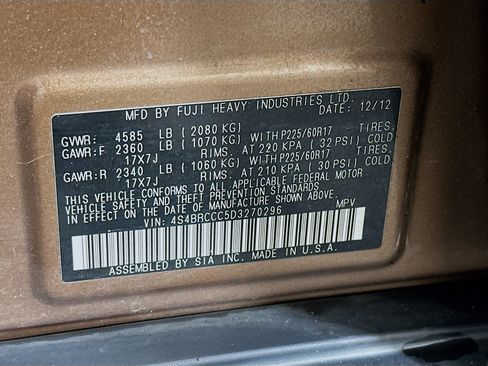 Used 2013 Subaru Outback 2.5i Premium w/ Popular Pkg 1B image 12