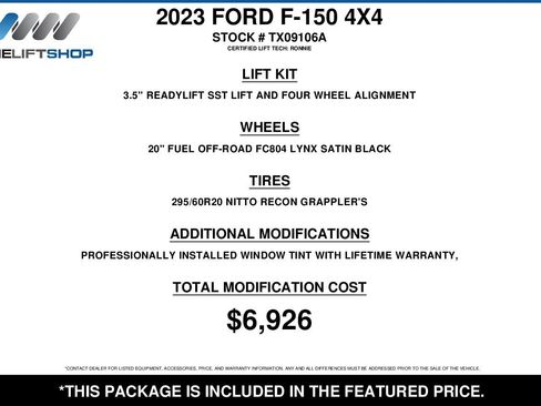 Used 2023 Ford F150 XL w/ STX Appearance Package RWD image 2