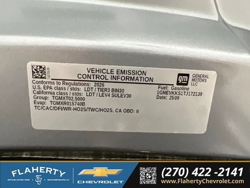 Used 2026 Chevrolet Traverse High Country w/ LPO, Floor Liner Package AWD/4WD image 17