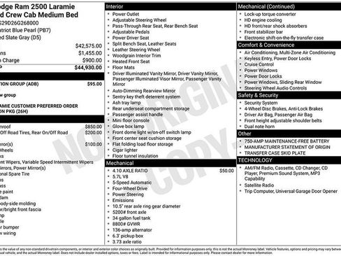 Used 2006 Dodge Ram 2500 Truck Laramie w/ Protection Group AWD/4WD image 3