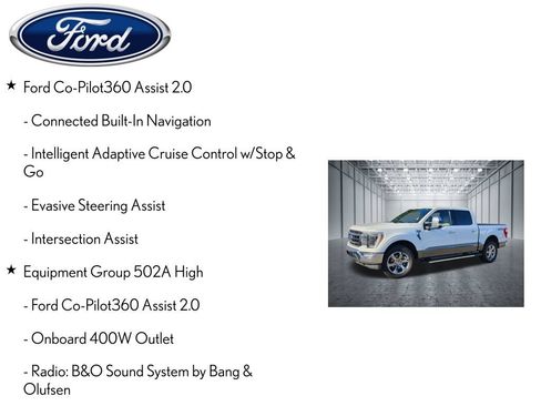 Used 2021 Ford F150 Lariat w/ Equipment Group 502A High AWD/4WD image 4