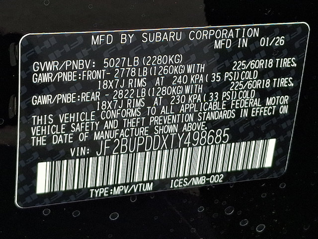 New 2026 Subaru Outback Limited w/ Premium/Limited Plus Package AWD/4WD image 11