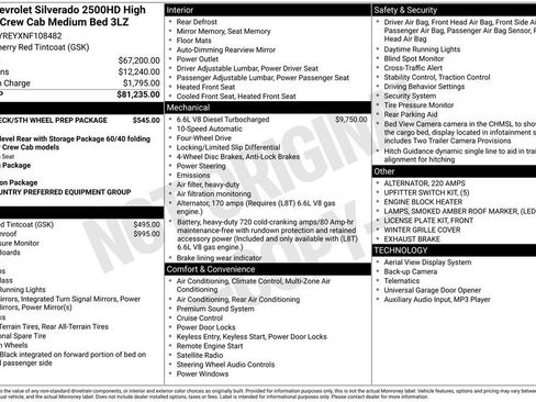 Used 2022 Chevrolet Silverado 2500 High Country AWD/4WD image 20