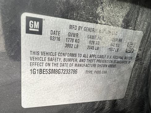 Used 2016 Chevrolet Cruze LT w/ Sun And Sound Package FWD image 33