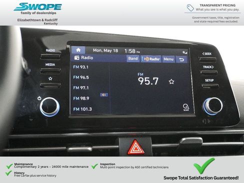 Used 2021 Hyundai Elantra SEL w/ Convenience + Premium Package FWD image 22