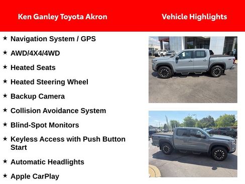 Used 2023 Nissan Frontier PRO-4X w/ Pro Convenience Package AWD/4WD image 2
