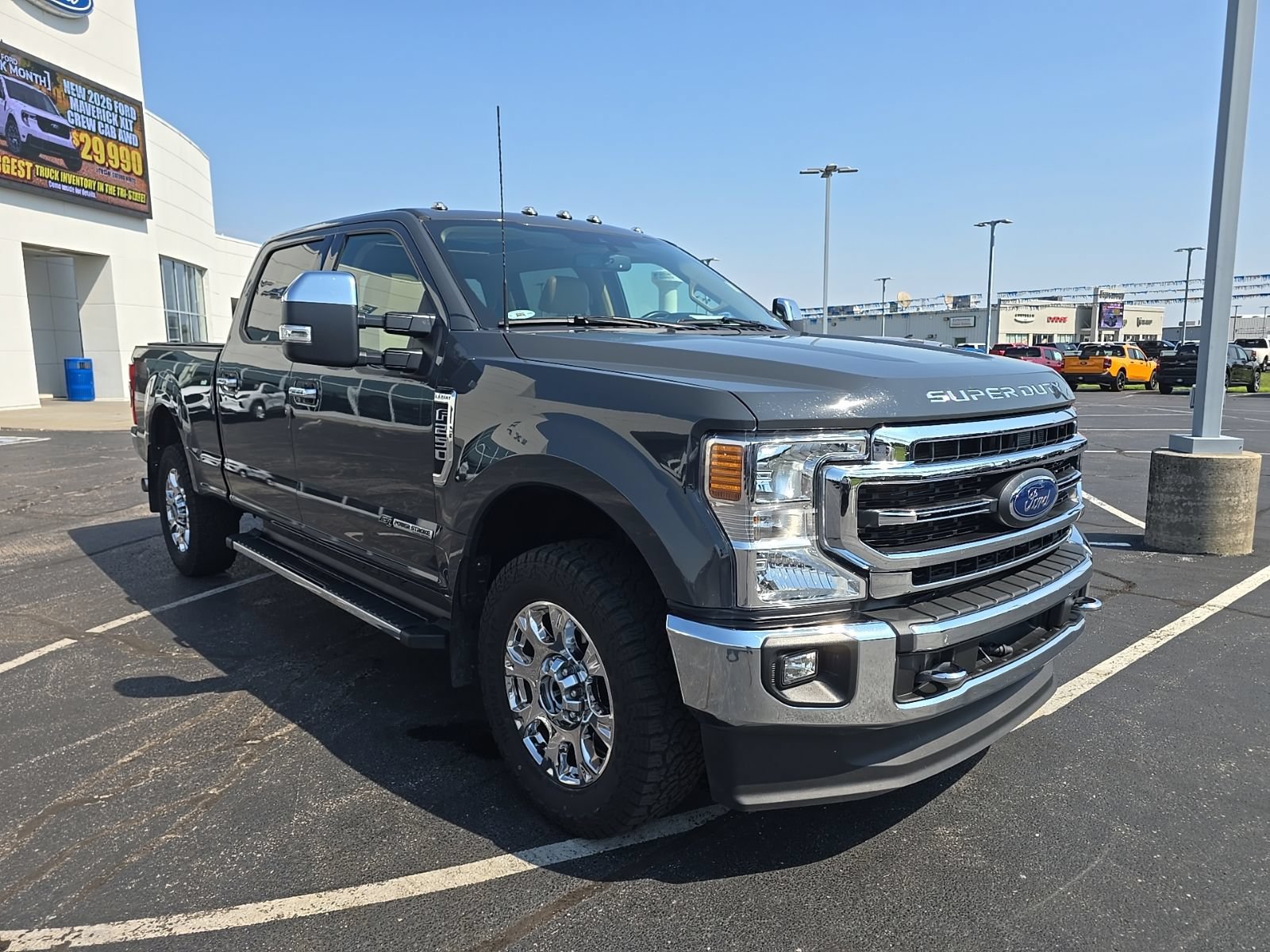 Used 2021 Ford F250 Lariat w/ Chrome Package AWD/4WD image 3