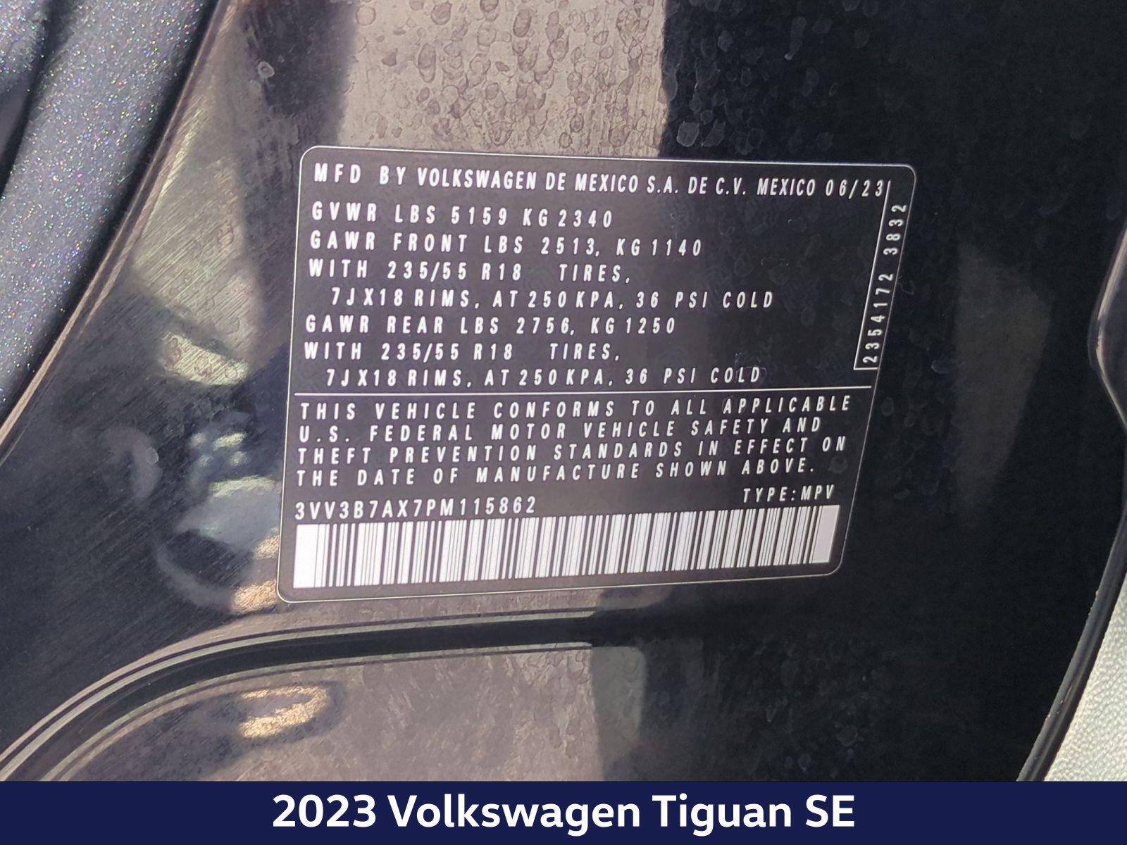 Used 2023 Volkswagen Tiguan SE FWD image 24