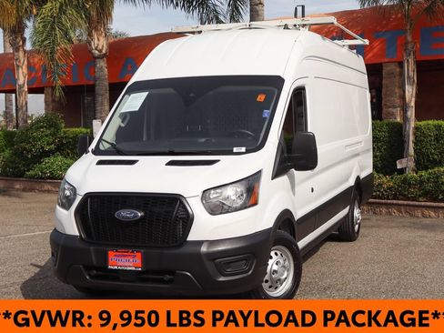 Used 2023 Ford Transit 350 148 High Roof Extended w/ Fleet Safety Package RWD image 4