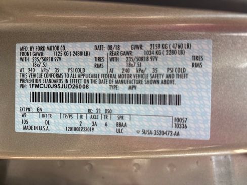Used 2018 Ford Escape Titanium FWD image 33