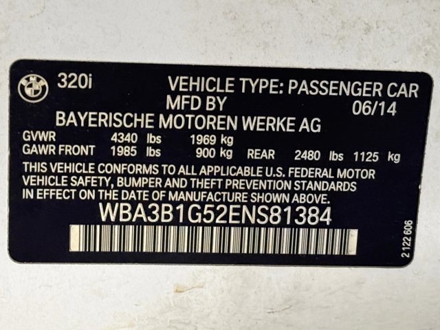 Used 2014 BMW 320i Sedan RWD image 24