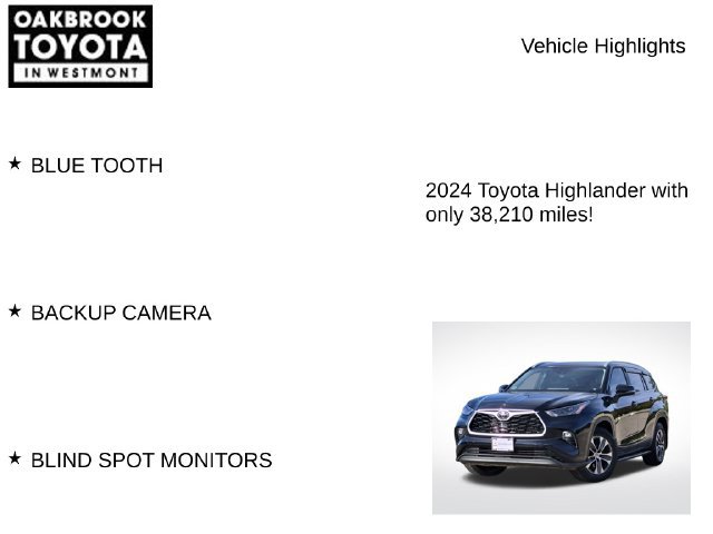 Used 2024 Toyota Highlander XLE AWD/4WD image 5