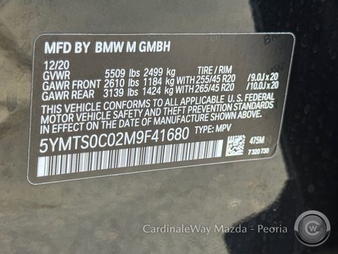 Used 2021 BMW X3 M w/ Executive Package AWD/4WD image 27