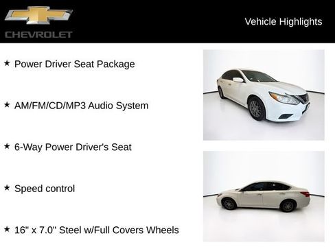 Used 2017 Nissan Altima 2.5 S w/ Power Driver Seat Package FWD image 5