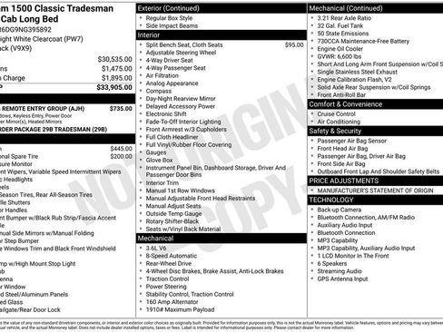 Used 2022 RAM 1500 Tradesman w/ Power & Remote Entry Group RWD image 24