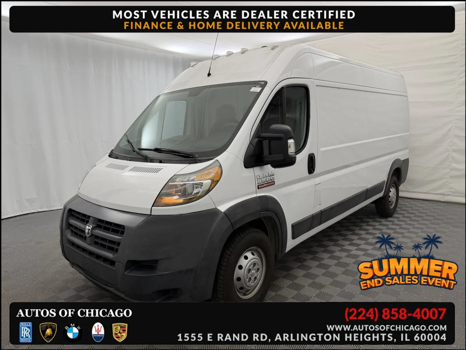 Used 2017 RAM ProMaster 2500 w/ Mopar Trailer Tow Group FWD image 1