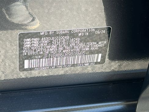 Certified 2024 Subaru WRX AWD/4WD image 31