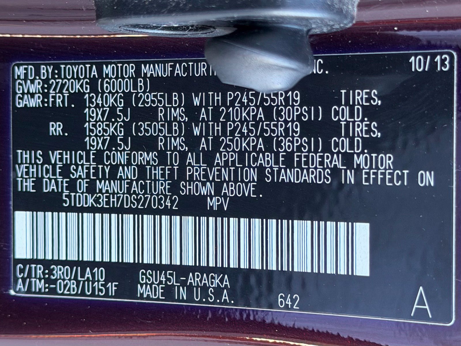 Used 2013 Toyota Highlander Limited AWD/4WD image 44