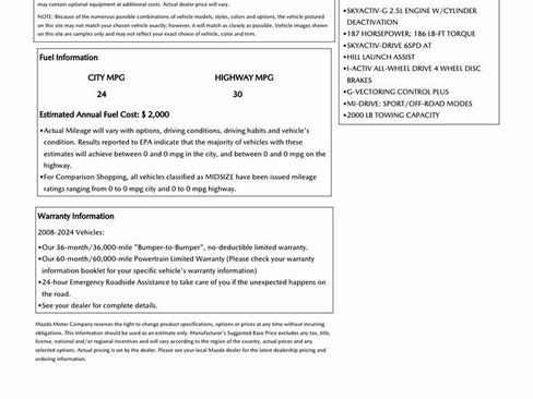 Used 2024 MAZDA CX-50 AWD 2.5 S w/ Weather Package image 3