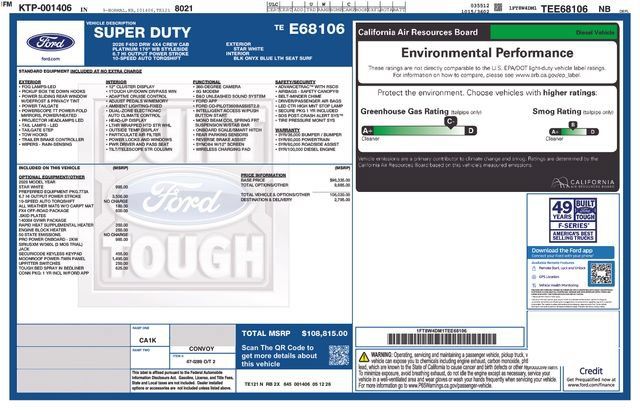 New 2026 Ford F450 Platinum w/ FX4 Off-Road Package AWD/4WD image 4