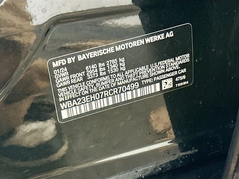 Certified 2024 BMW 740i RWD image 36