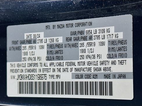 Used 2025 MAZDA CX-90 3.3 Turbo w/ Select Package image 12